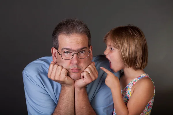 Menina do papai? — Fotografia de Stock