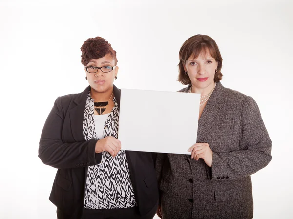 Gemengd ras zakelijke vrouwen — Stockfoto