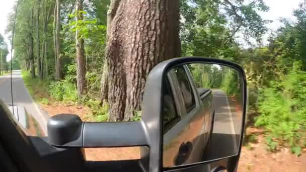 Establishing Clip Truck Driving Country Road High Quality Full Footage — Stockvideo