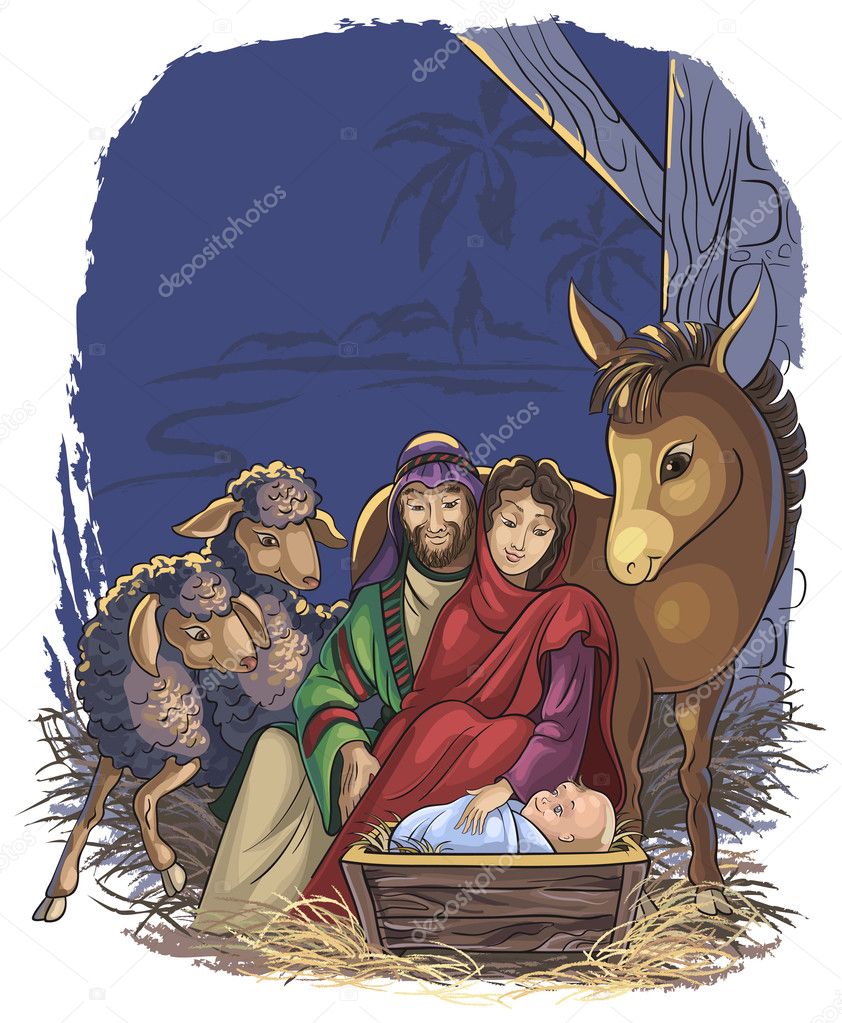 Nacimiento navidad infantil imágenes de stock de arte vectorial | Depositphotos Nacimiento navidad infantil imágenes de stock de arte vectorial | Depositphotos