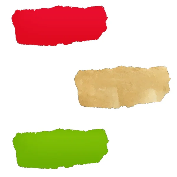 Conjunto de buraco de papel de cor —  Vetores de Stock
