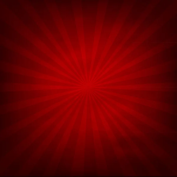 Röd textur bakgrund med sunburst Stockillustration
