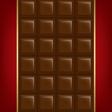 Altın çizgi ile çikolata arka plan