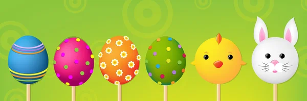 Easter Header — Stock Vector