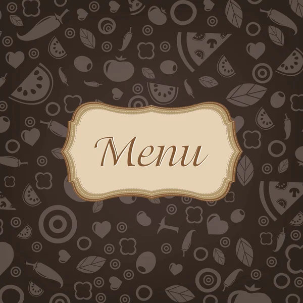 Design de menu restaurante — Vetor de Stock