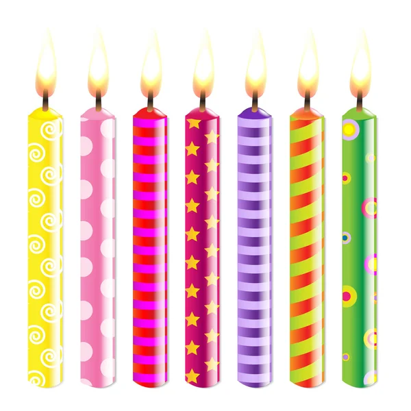 Candles — Stock Vector