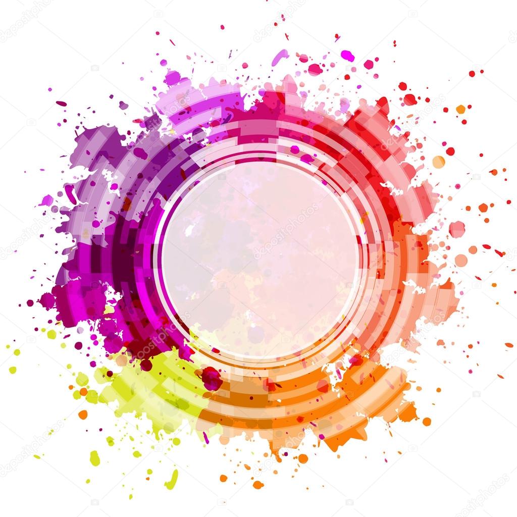 Colorful Blot Background