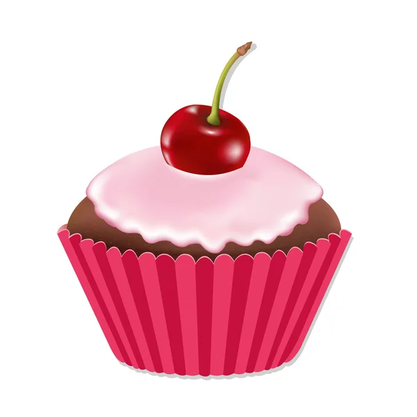 Cupcake vintage —  Vetores de Stock