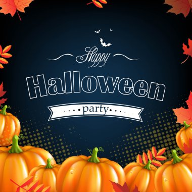 Turuncu Sonbahar Balkabağı Çerçevesi