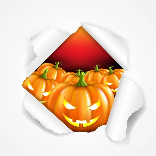 Cartaz de Halloween retro — Vetor de Stock