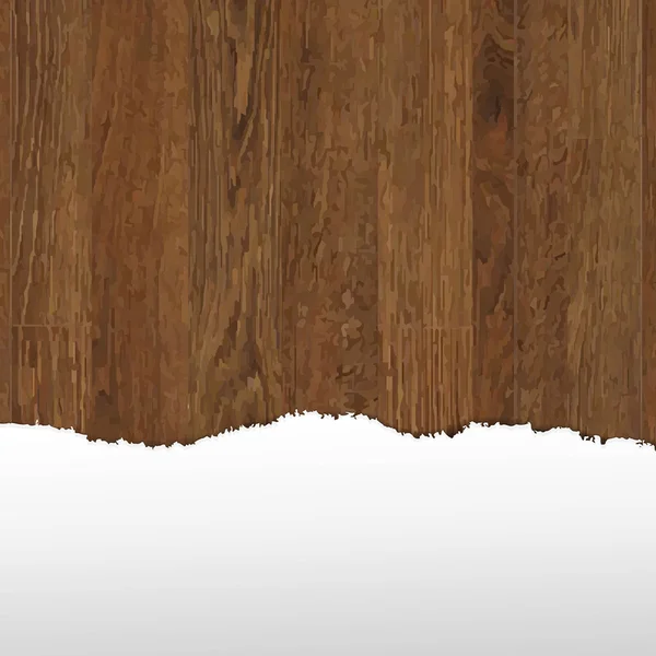 Holztafel mit Papier — Stockvektor