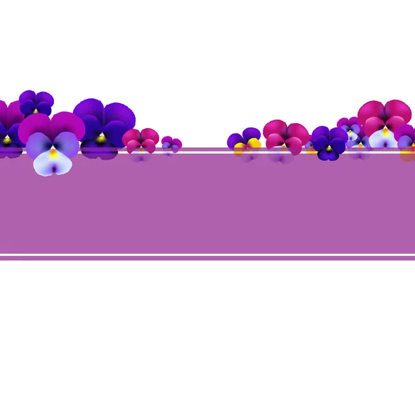 Pantaletas violetas Flores — Archivo Imágenes Vectoriales
