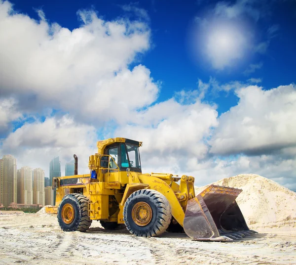 Construction tractor in Dubai — Stock Photo © artiomp 12227018