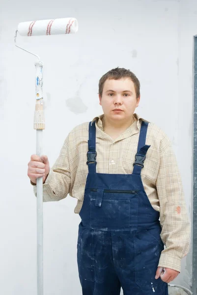 Portrait of young painter — Stock Photo, Image