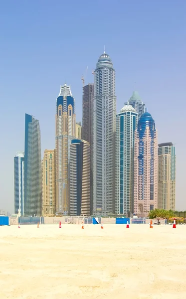 Paysage urbain de Dubaï Images De Stock Libres De Droits