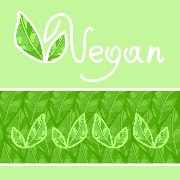 Vegan — Stock Vector