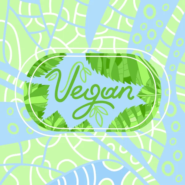 Vegan — Stock Vector