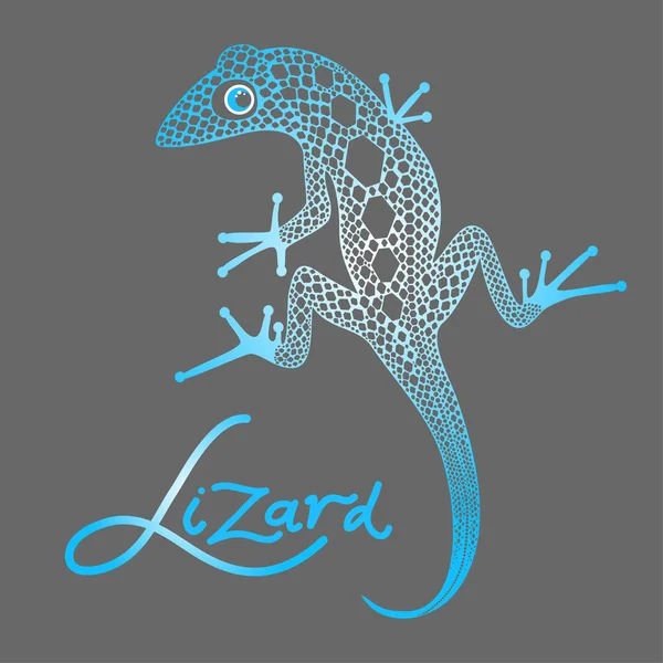 Lagarto decorativo — Archivo Imágenes Vectoriales