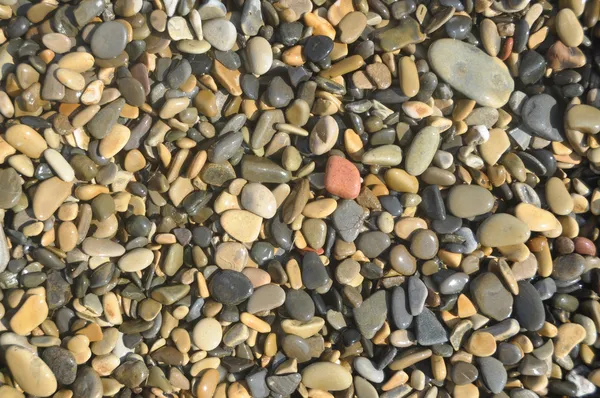 Stenen van verschillende kleur — Stockfoto