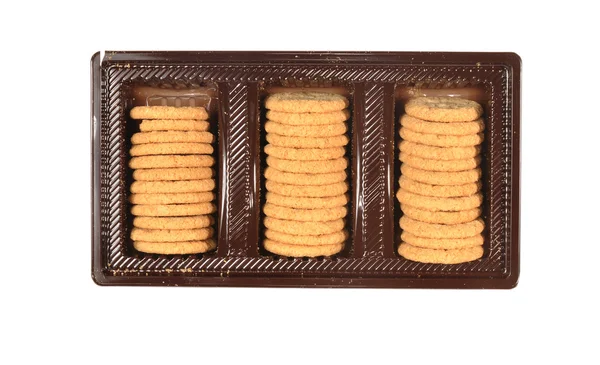 Cookies stå i en låda — Stockfoto