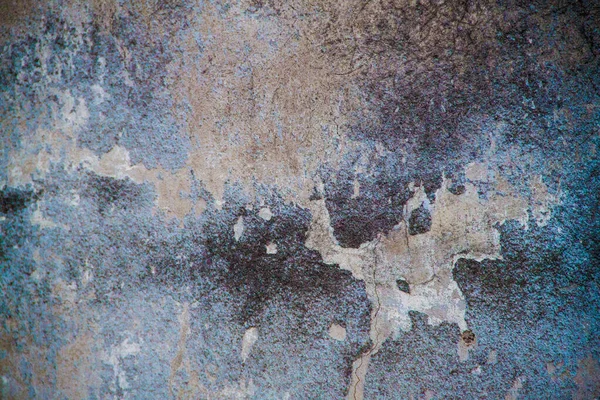 Régi rongyos sötét fal textúra. Régi, viharvert fal. Piszkos faltextúra — Stock Fotó