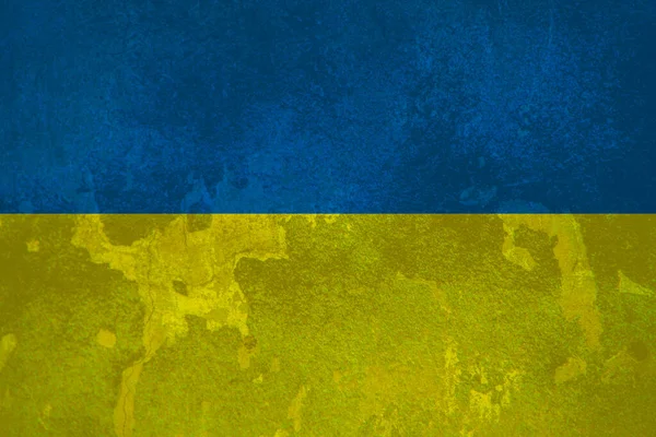Флаг Украины. Синий и желтый. Символ Украины — стоковое фото