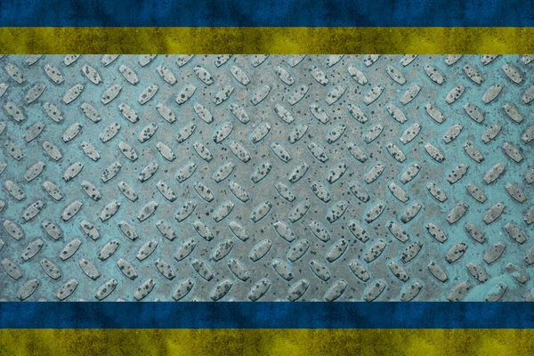 Vlag van Oekraïne. Blauw en geel. Symbool van Oekraïne — Stockfoto