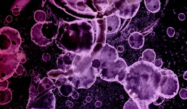 Soyut noktalar. Alkolik mürekkep sanatı. Suluboya sanat. Geçmişi ve düzeni. Modaya uygun doku.