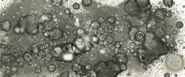 Sanat noktası soyutlaması. Soyut sanatın dokusu ve arkaplanı. Kabarcıklar ve lekeler. Alkolik mürekkep ve suluboya. Modern ve yeni stil