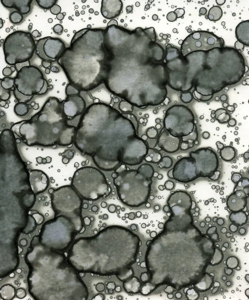 Konstfläcksabstraktion Den Abstrakta Konstens Struktur Och Bakgrund Bubblor Och Fläckar — Stockfoto