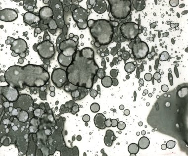 Sanat noktası soyutlaması. Soyut sanatın dokusu ve arkaplanı. Kabarcıklar ve lekeler. Alkolik mürekkep ve suluboya. Modern ve yeni stil