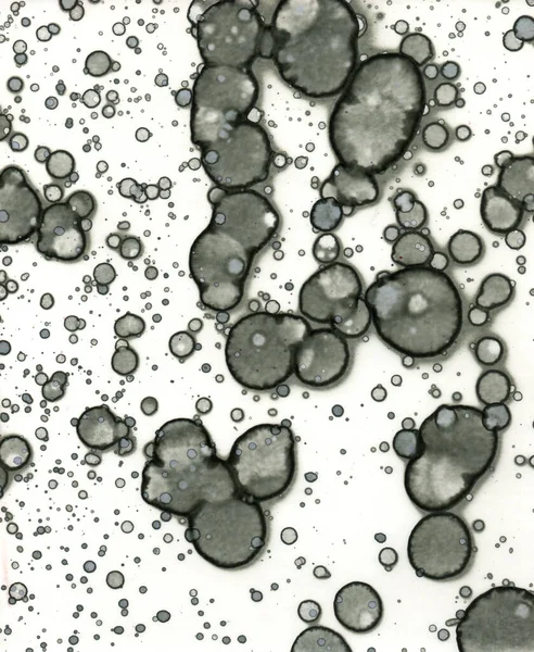 Konstfläcksabstraktion Den Abstrakta Konstens Struktur Och Bakgrund Bubblor Och Fläckar — Stockfoto