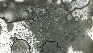 Sanat noktası soyutlaması. Soyut sanatın dokusu ve arkaplanı. Kabarcıklar ve lekeler. Alkolik mürekkep ve suluboya. Modern ve yeni stil