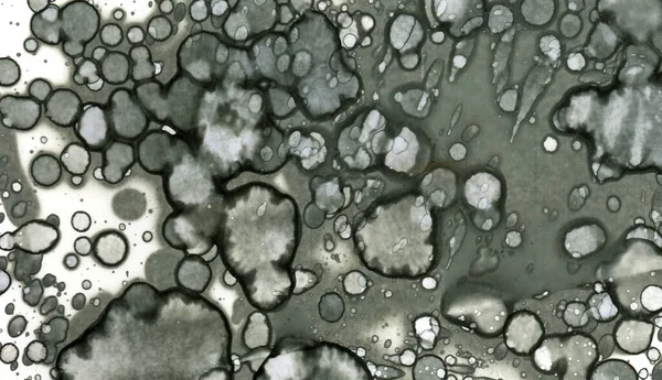 Sanat noktası soyutlaması. Soyut sanatın dokusu ve arkaplanı. Kabarcıklar ve lekeler. Alkolik mürekkep ve suluboya. Modern ve yeni stil