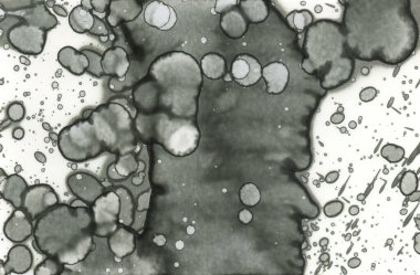 Sanat noktası soyutlaması. Soyut sanatın dokusu ve arkaplanı. Kabarcıklar ve lekeler. Alkolik mürekkep ve suluboya. Modern ve yeni stil