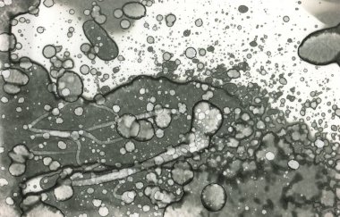 Sanat noktası soyutlaması. Soyut sanatın dokusu ve arkaplanı. Kabarcıklar ve lekeler. Alkolik mürekkep ve suluboya. Modern ve yeni stil