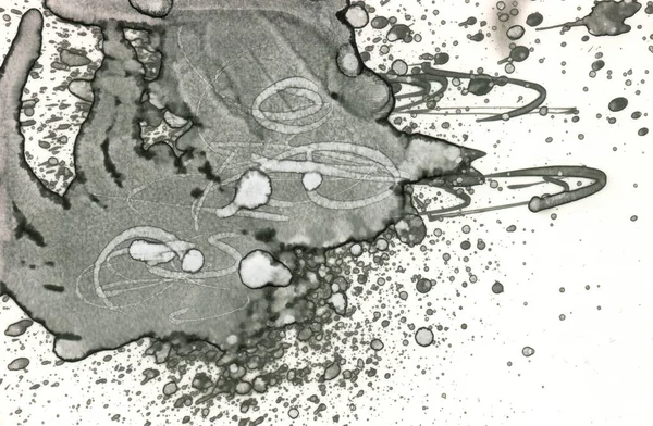 Abstrakcja Plamki Sztuki Tekstura Tło Sztuki Abstrakcyjnej Bąbelki Kropki Atrament — Zdjęcie stockowe