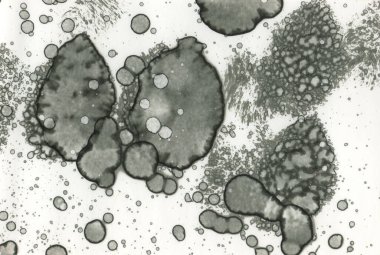 Sanat noktası soyutlaması. Soyut sanatın dokusu ve arkaplanı. Kabarcıklar ve lekeler. Alkolik mürekkep ve suluboya. Modern ve yeni stil