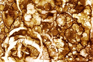 Kahve lekesi dokusu. Soyut noktalar. Psikolojik resimler. Soyut baloncuklar.