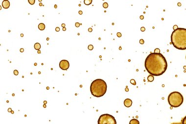 Kahve lekesi dokusu. Soyut noktalar. Psikolojik resimler. Soyut baloncuklar.