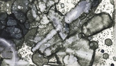 Sanat noktası soyutlaması. Soyut sanatın dokusu ve arkaplanı. Kabarcıklar ve lekeler. Alkolik mürekkep ve suluboya. Modern ve yeni stil