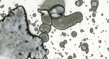 Sanat noktası soyutlaması. Soyut sanatın dokusu ve arkaplanı. Kabarcıklar ve lekeler. Alkolik mürekkep ve suluboya. Modern ve yeni stil