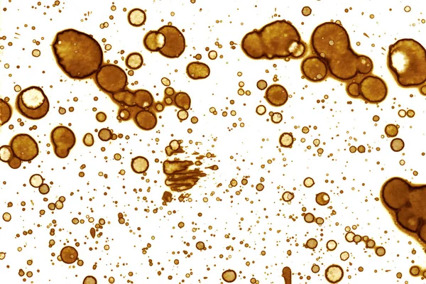 Kávéfolt Textúra Absztrakt Foltok Pszichológiai Képek Absztrakt Buborékok — Stock Fotó