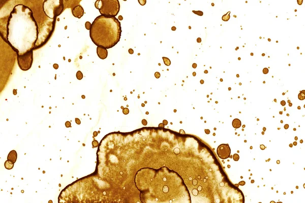 Coffee Stain Texture Abstract Spots Psychological Pictures Abstract Bubbles — Stock Photo, Image