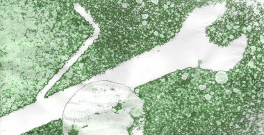 Yeşil leke dokusu. Soyut arkaplan. Yeşil noktalar.