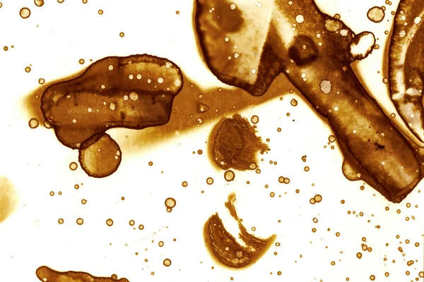 Coffee Stain Texture Abstract Spots Psychological Pictures Abstract Bubbles — Stock Photo, Image