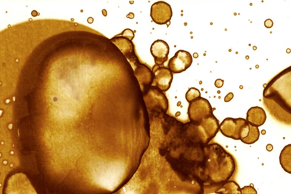 Coffee Stain Texture Abstract Spots Psychological Pictures Abstract Bubbles — Stock Photo, Image