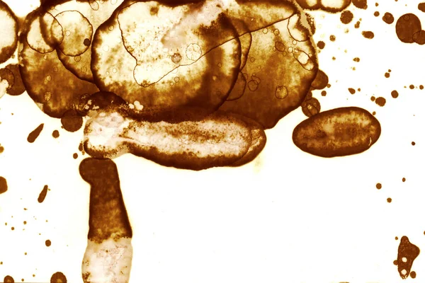 咖啡污渍质感抽象点 心理图片 摘要泡沫 — 图库照片