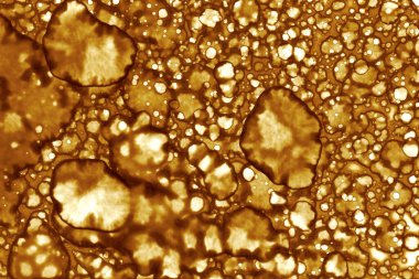 Kahve lekesi dokusu. Soyut noktalar. Psikolojik resimler. Soyut baloncuklar.