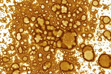 Kahve lekesi dokusu. Soyut noktalar. Psikolojik resimler. Soyut baloncuklar.